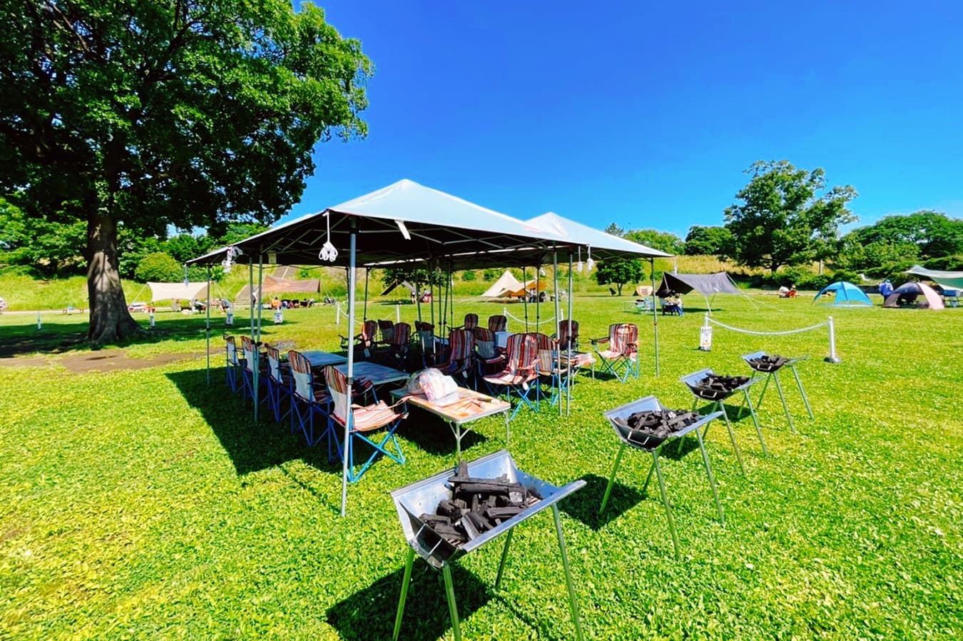 彩湖・道満グリーンパーク BBQガーデン 荒川 BBQ写真 バーベキューレンタル